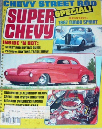 SUPER CHEVY 1987 FEB - CHILDRESS, LINGENFELTER